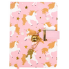Dagboek met Unicorn Motief - Roze - Papier - 22 cm x 13 cm  - Met Slot -  Secret Diary - Cadeau