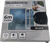 Simple Fix Tochtstrip - Zwart - 6m (2x3) - Tochtstrips voor Deuren - Tochtstopper - Tochtrol - Tochtband - Zelfklevend en Isole