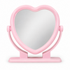  Spiegel HEARTY - Roze Kinder spiegel - Kunststof - 15 cm - My first mirror - Kinder Spiegel Hartvorm &ndash; Make-up Spiegel 
