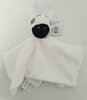 Pluche knuffeldoekje - Zebra BOBI - Zwart / wit - 24 cm 