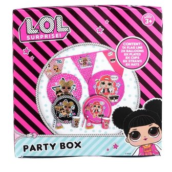 L.O.L. Surprise! feestpakket - Multicolor - Karton / Plastic - 8 personen