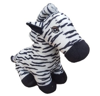 Deurstopper Zebra - Zwart / Wit - 27 cm