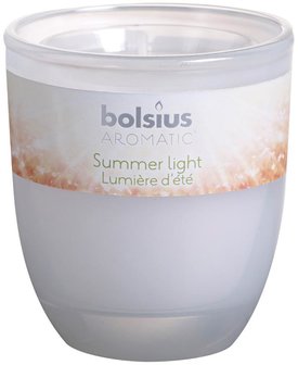 Bolsius geurkaars in glas - Summer light - &Oslash; 9 x h 6.3 cm - Limited edition
