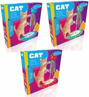 Cat Katten speelgoed Poezen boksbal Kleur wordt assorti geleverd - Handzaam formaat.