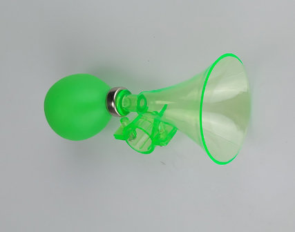 Fietstoeter - Groen - Kunststof - 15 cm-2