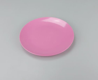 Bord MILA - Roze - Melamine - &Oslash; 22.5 cm - Rond - Set van 4-1