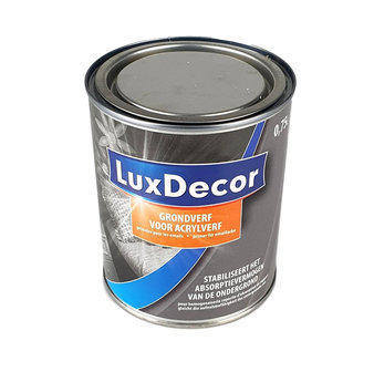 Lux Decor grondverf - Wit - 750 ml
