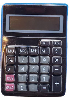 Rekenmachine / Calculator - Zwart - Zonne-energie - School - Mavo - Havo - VWO - Examen