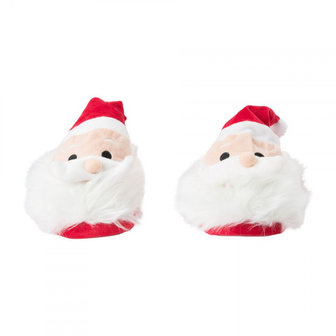 Kerstman Pantoffels - Kerstpantoffels - Foute Kerstpantoffels - Rood / Wit - Maat 43/44-1
