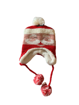 Muts Kerstman - Multicolor - 100% Polyester - Maat 74-80