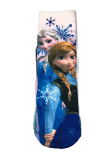 Frozen Anna en Elsa Sneeuwvlokken kindersokken - Maat 27-30 - Multicolor - 1 paar