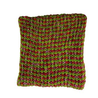 Loop Sjaal RITA - Groen / Multicolor - Dames - Acryl-1