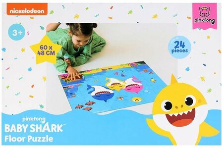 Vloer puzzel - Puzzel - Vloer - Puzzelen - Baby shark - Shark - Nickelodeon