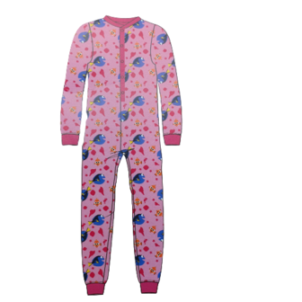Onesie / Pyjama / Pyjamapak - Finding Dory / Nemo - Kinderen - Roze multi-color - Maat 98 / 104