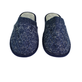 Pantoffels slippers - Donkerblauw / Wit - Maat 46 -2