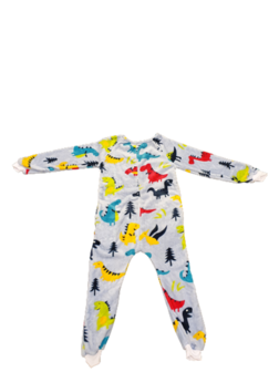 Onesie / Pyjamapak Draak - Multicolor - Polyester - Maat 125