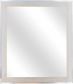 Spiegel ELEONARA - Zilver glitter - l38,5 x b33,5 cm