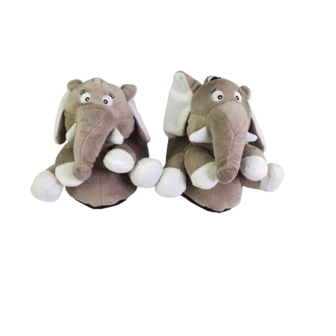 Apollo Kids Pantoffels Olifant - Grijs - Maat 29/30 -2