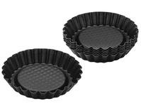 Zenker mini taart-/ bakvorm - Zwart - Staal - &Oslash; 10 cm - Rond - Set van 4