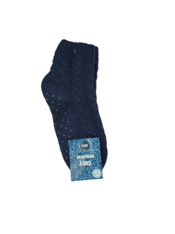  Warme sokken - Donkerblauw - Maat 31 / 34 - Anti-slip 