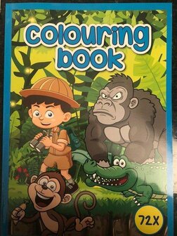 Kleurboek Jungle - 72 kleurplaten