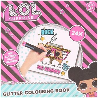 L.O.L. Surprise - Glitter Kleurboek MC Hammy - Multicolor
