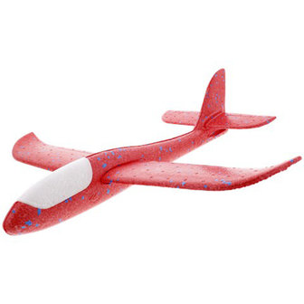 Zweefvliegtuig - Rood - Foam - Speelgoed - Leeftijd 5+