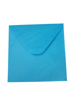Enveloppen - Blauw - 14 x 14 cm - 15 stuks 