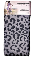 Bagagedragerkussen Luipaard print - Zwart/Grijs - Polyester - 14 x 4 x 31 cm