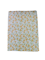 Tafelkleed Pasen KRISTEN met bloemetjes patroon - Wit / Geel / Groen - Polyethylene - 200 x 140 cm