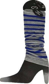 Beenwarmer ASHLEY - Blauw / Grijs - Polyester - One Size - 1