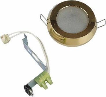 Lampen spotje / Inbouwspots rond - STEAM - goud - Metaal - Max 50 W - Buiten - Set van 3 - 4