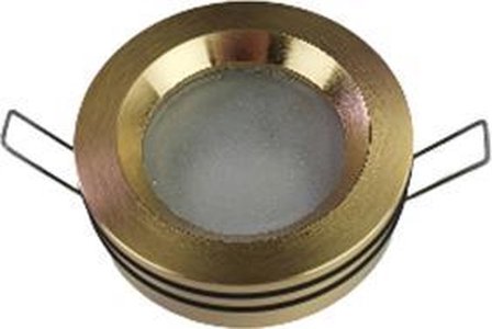 Lampen spotje / Inbouwspots rond - MINI PISTON - Mat goud - Metaal - Max 50 W - Buiten - Set van 9 - 3