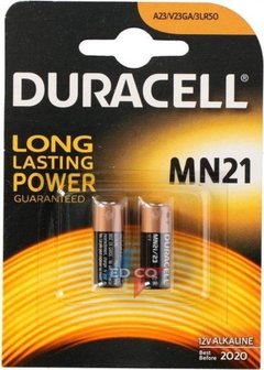 Duracell Alkaline MN21 - batterij - 2 stuks