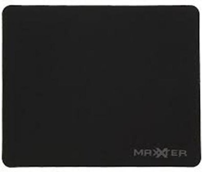 Muismat rechthoek - Zwart - 22 x 18 cm