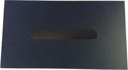 Tissue box / Tissuehouder BRIAN - Zwart- Hout - 25 x 14 x 9 cm - 2