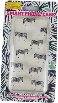 Samsung Galaxy S6 Hoesje &#039;&#039;Meow&#039;&#039; - Transparant - Kunststof