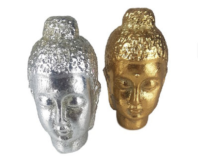  Beeld boeddha hoofd BRENT - Goud - &Oslash; 6 x 10 cm -3