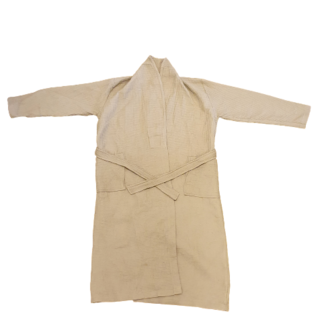  Badjas - Taupe - Polyester - Maat S/M