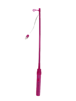 Lampionstokje met licht - Roze - 50 cm