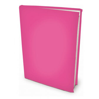 Rekbare boekenkaften A4 - Roze - Set van 4
