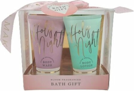 Holy Night Gift Set - Douchegel &amp; Bodylotion - Bloemengeur - 2x 75 ml