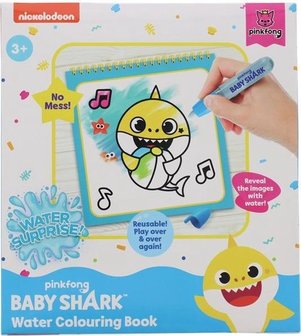 toezicht houden op neef Autonoom Baby Shark Waterkleurboek - Kleurboek - Water Pen - Waterverf - 3+ - Red  Hart | All You Need Is Low Prices