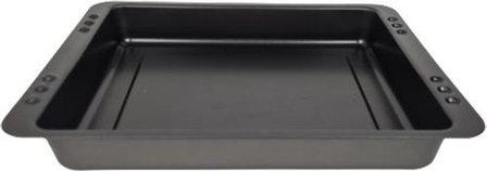Bak- en Ovenschaal - Zwart - Metaal - 29 x 23 x 4 cm
