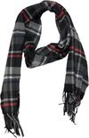 Lange Sjaal BEAU - Zwart / Multicolor - Polyester - Unisex