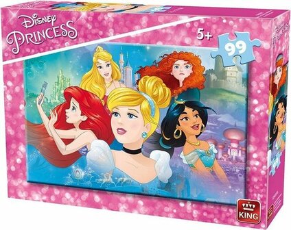 King Disney princess puzzel - 99 stuks