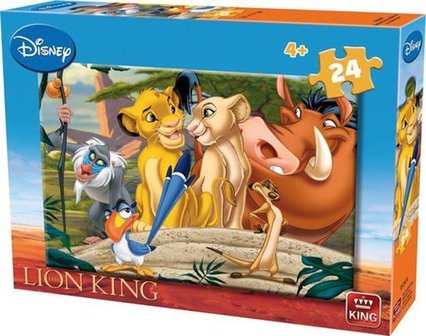King Lion king puzzel - 24 stuks - Leeftijd 3+