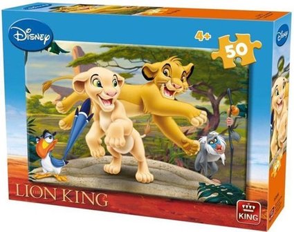 Walt Disney - The Lion King puzzel - Multicolor - Karton - 50 stukjes - 30 x 20 cm