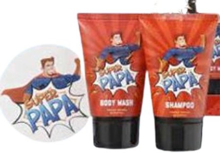 Shampoo + Douchegel - SUPER HERO - Man - Met tattoo