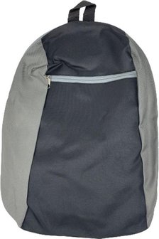 Rugzak - Grijs / Zwart - BEA - 41 x 30 cm - Kinderen - Volwassenen - Rugtas - Schooltas - Backpack - Compact